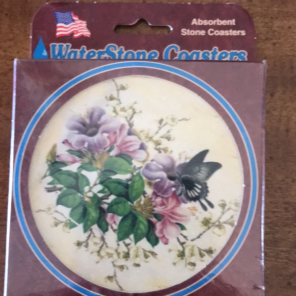 Waterstone coasters , two boxes with two coasters in each box total of four. - Picture 2 of 5